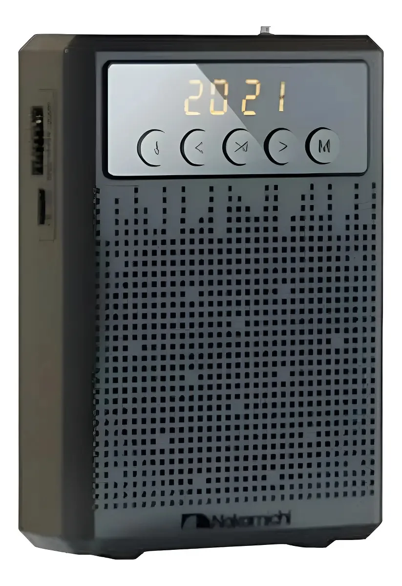 Rádio Nakamichi NM-C3Blk Fm/Bluetooth/Portátil Preto