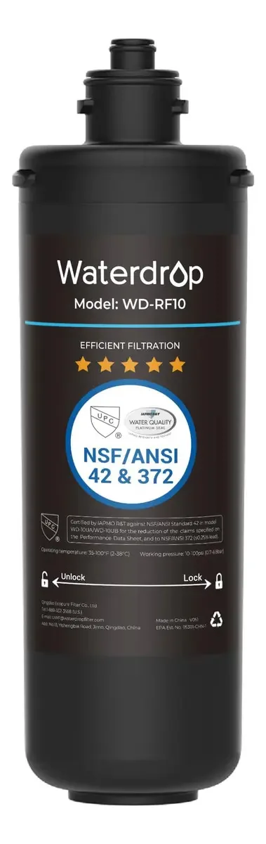Cartucho de filtro de substituição para filtro de água sublavado