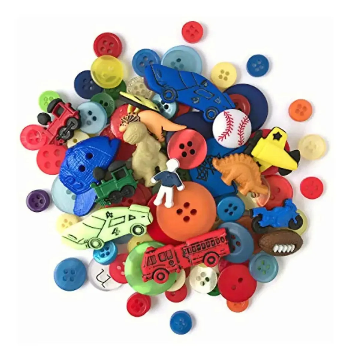 Botões redondos e ornamentos para artesanato, álbuns