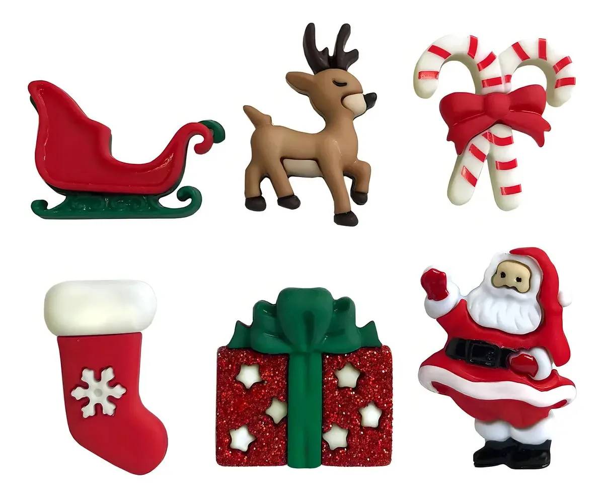 Botões temáticos de Natal da Buttons Galore For Christmas