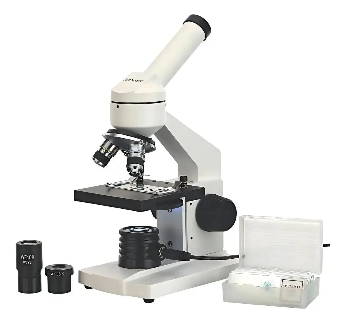 Microscópio Composto para Estudantes de Ciências Biológicas 40x-1000x