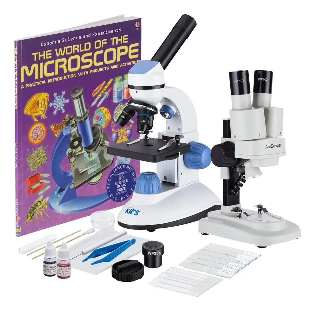 Iqcrew Science Discovery com microscópio estéreo