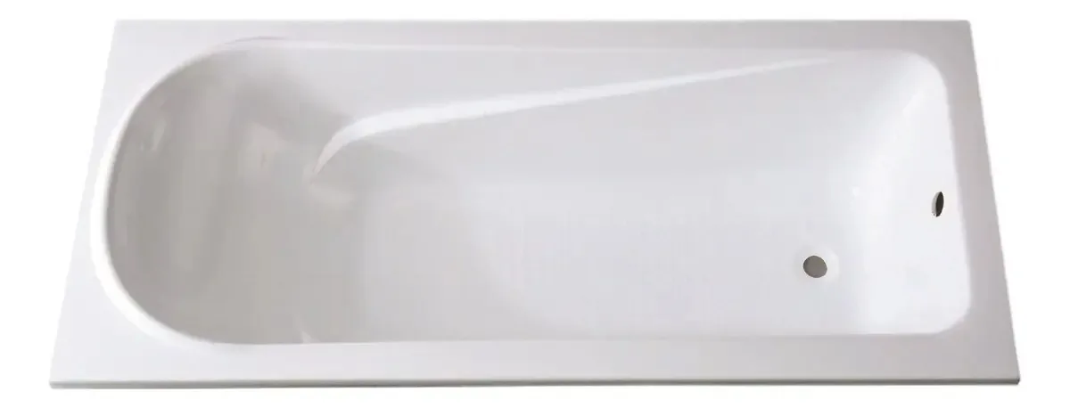 Banheira acrílica branca Aqualia Edmonton 120cm