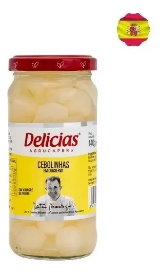 Cebolinha Em Conserva Delicias 250g