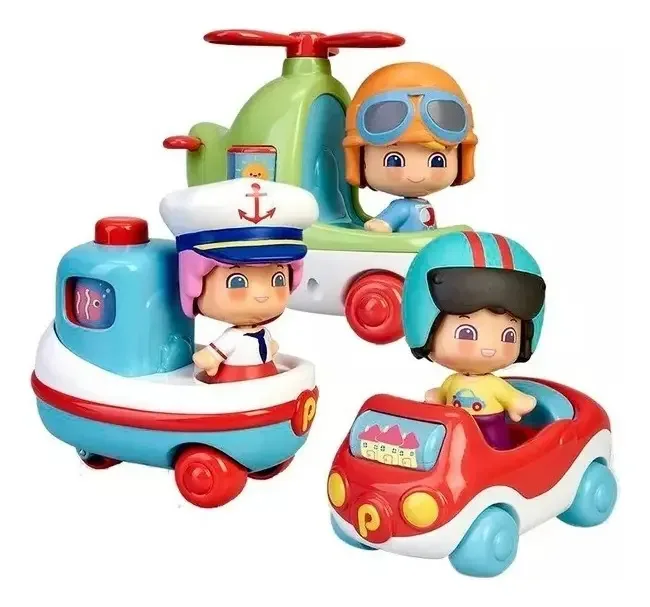 1 Minhas primeiras figuras de Pinypon com veículo profissional