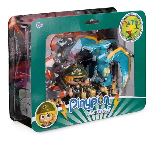 Pacote de ação Pinypon Dinosaur