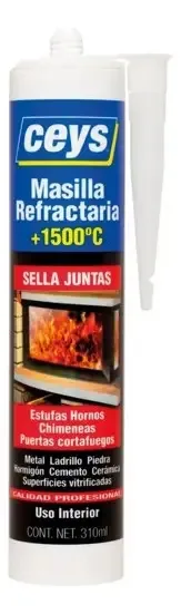 Ceys Professional Refractory Putty 310ml Fornos e lareiras