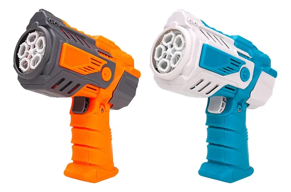 Lançador de bolhas elétrico automático Bubble Gun Cor aleatória