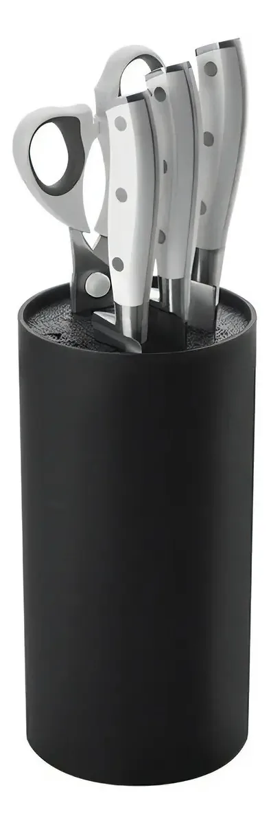 Suporte preto Ibili para facas e tesouras