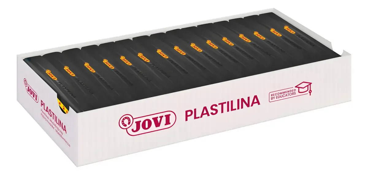 Caixa de 15 tacos de plastilina 71 Medium Black Jovi