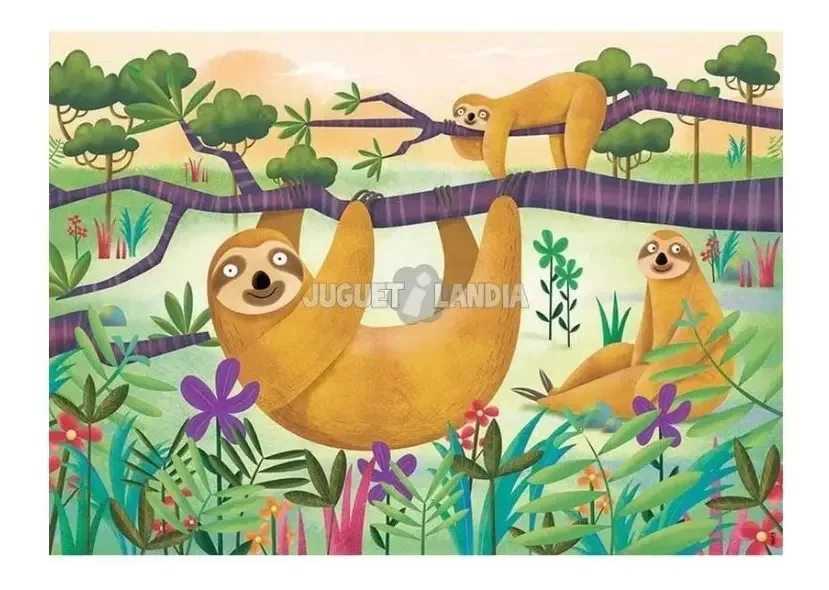 48 peças de quebra-cabeças preguiçosos