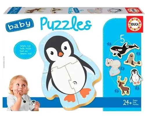 Quebra-cabeças para bebês Animais polares