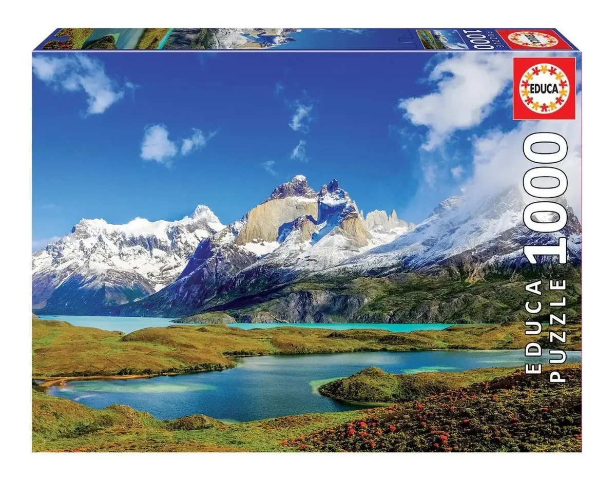 Quebra-cabeça 1000 Torres Del Paine, Patagonia Educa