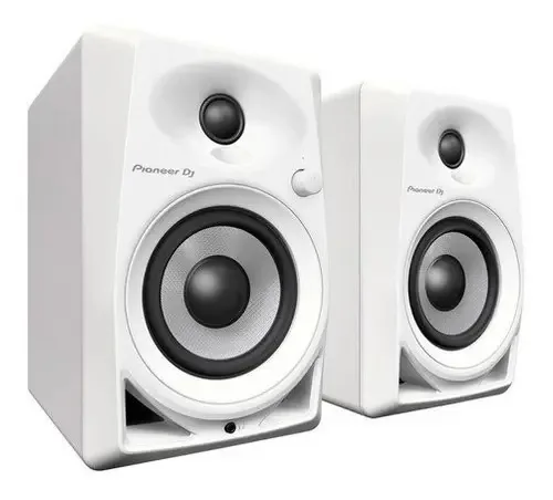 Monitor De Referência Pioneer Dm-40 Branco 1 Ano
