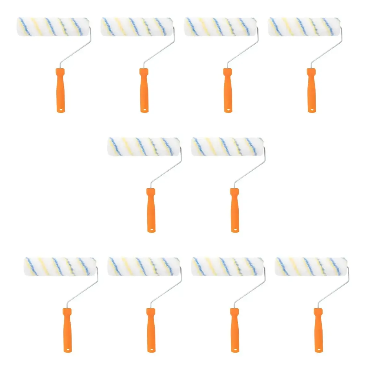 Conjunto de 10 rolos de alça de plástico Chiporro 33x23cm para pintura