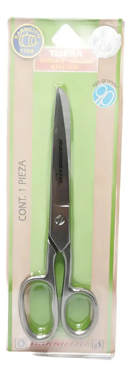 8341-7 Tesoura de costura e escritório Silver Barrel
