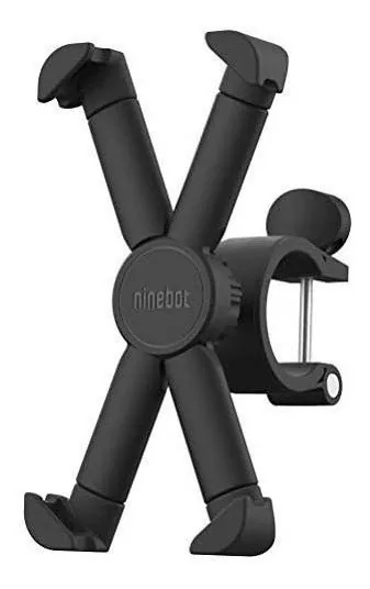 Suporte de Telefone Segway Ninebot Para Patinetes Max/es2/es4/e22/es1l, Rotação Ajustável de 360 Graus, Cor Preta