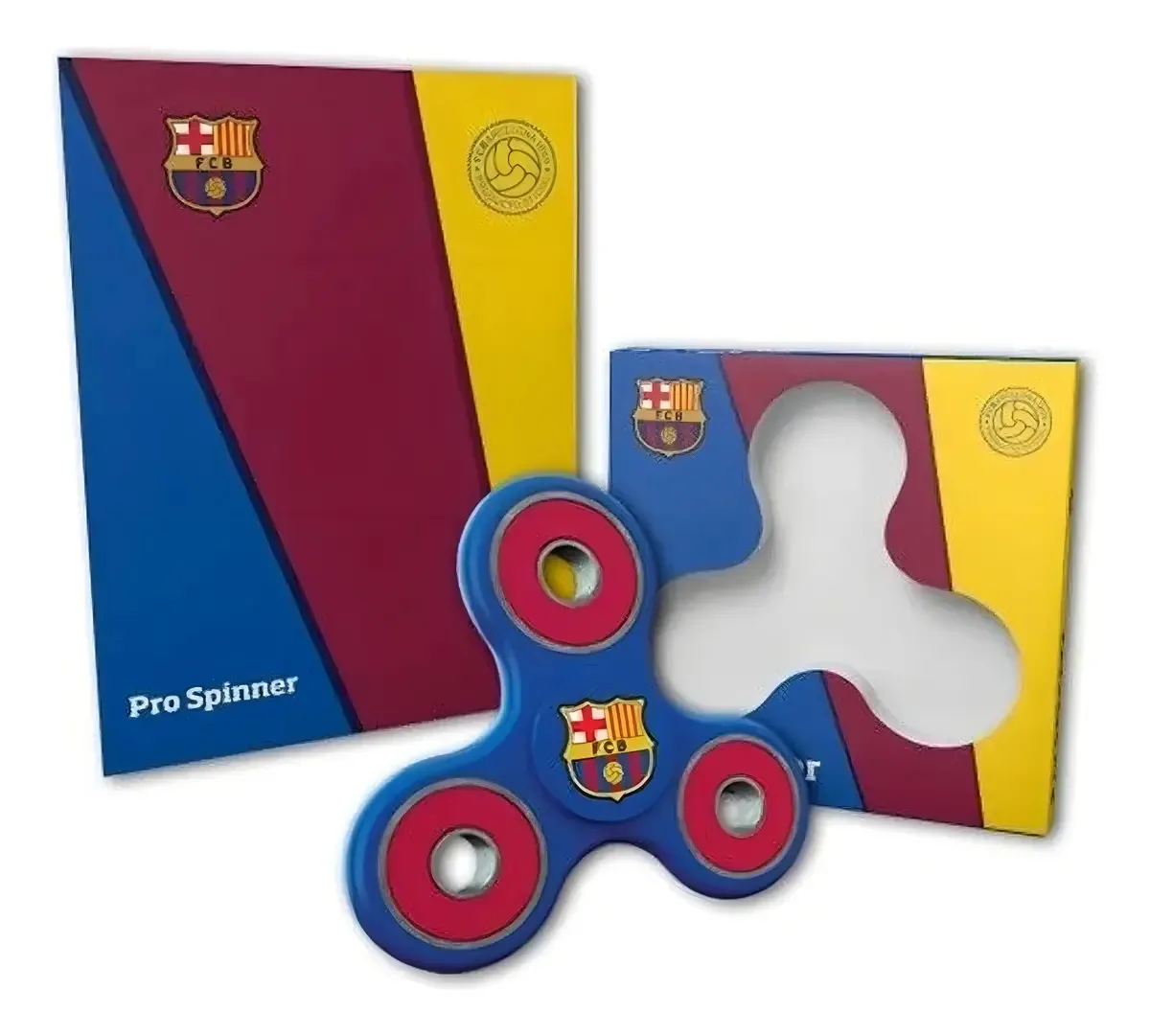 Hand Pro Spinner Barcelona Cor Azul E Grená