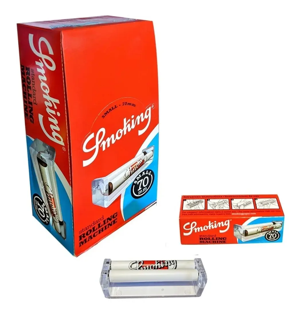 Caixa de enrolar charutos para fumar de 70 mm. Máquina de laminação