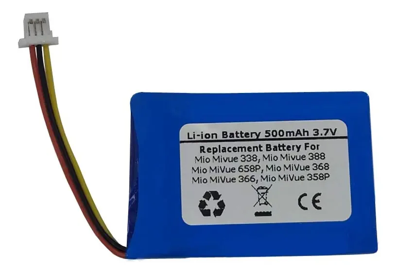 Bateria de reposição para Mio Mivue 338, Mio Mi GPS Navigator