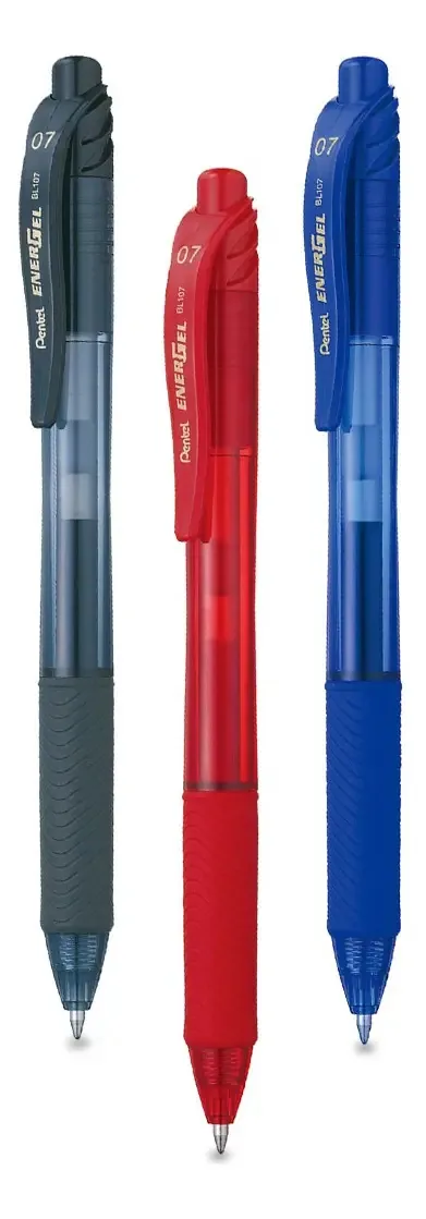 Canetas de gel retráteis Pentel Energel X Ink