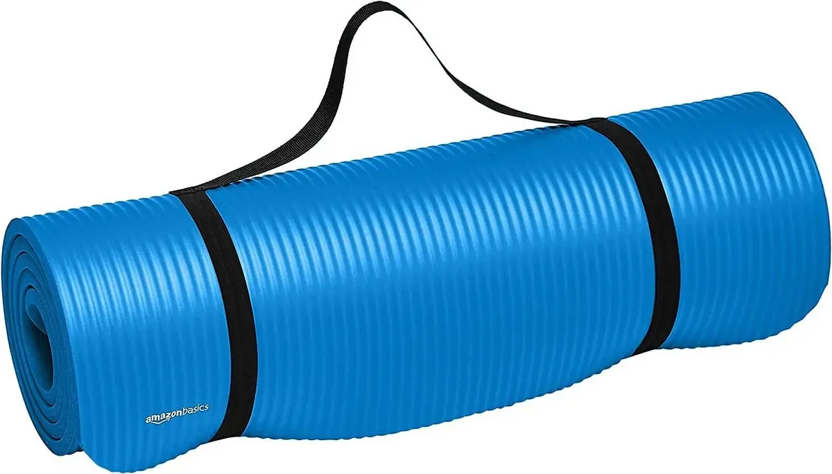 Tapete de ioga extra grosso - azul