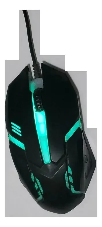 Mudança de cor do mouse óptico Gamer - E Color Black
