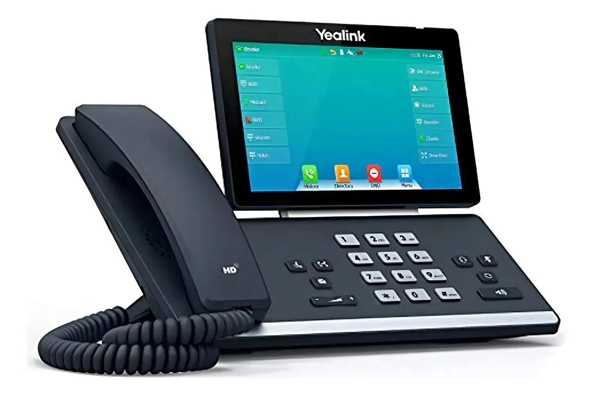 Telefone IP Yealink T57w, 16 contas Voip. Tela sensível ao toque A