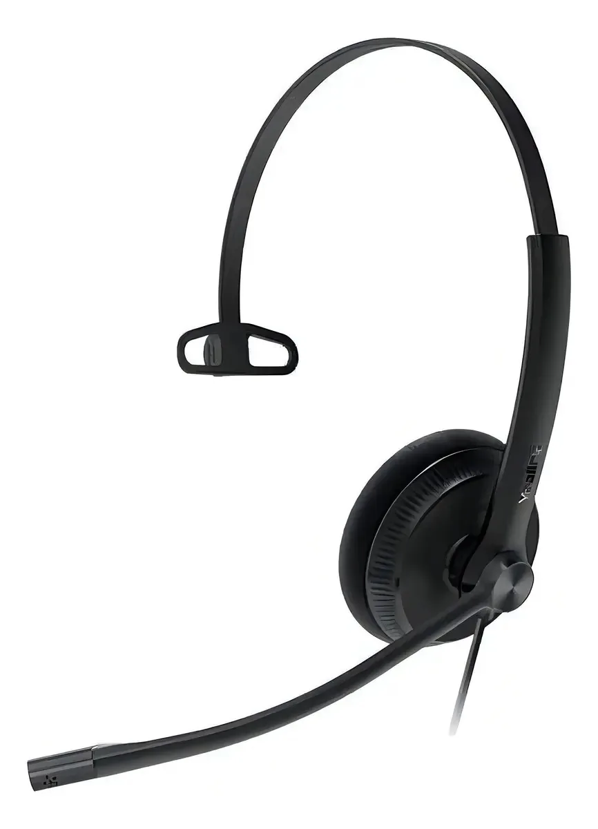 Headset Monofônico Yealink YHS34 Lite com Conexão QD para RJ9