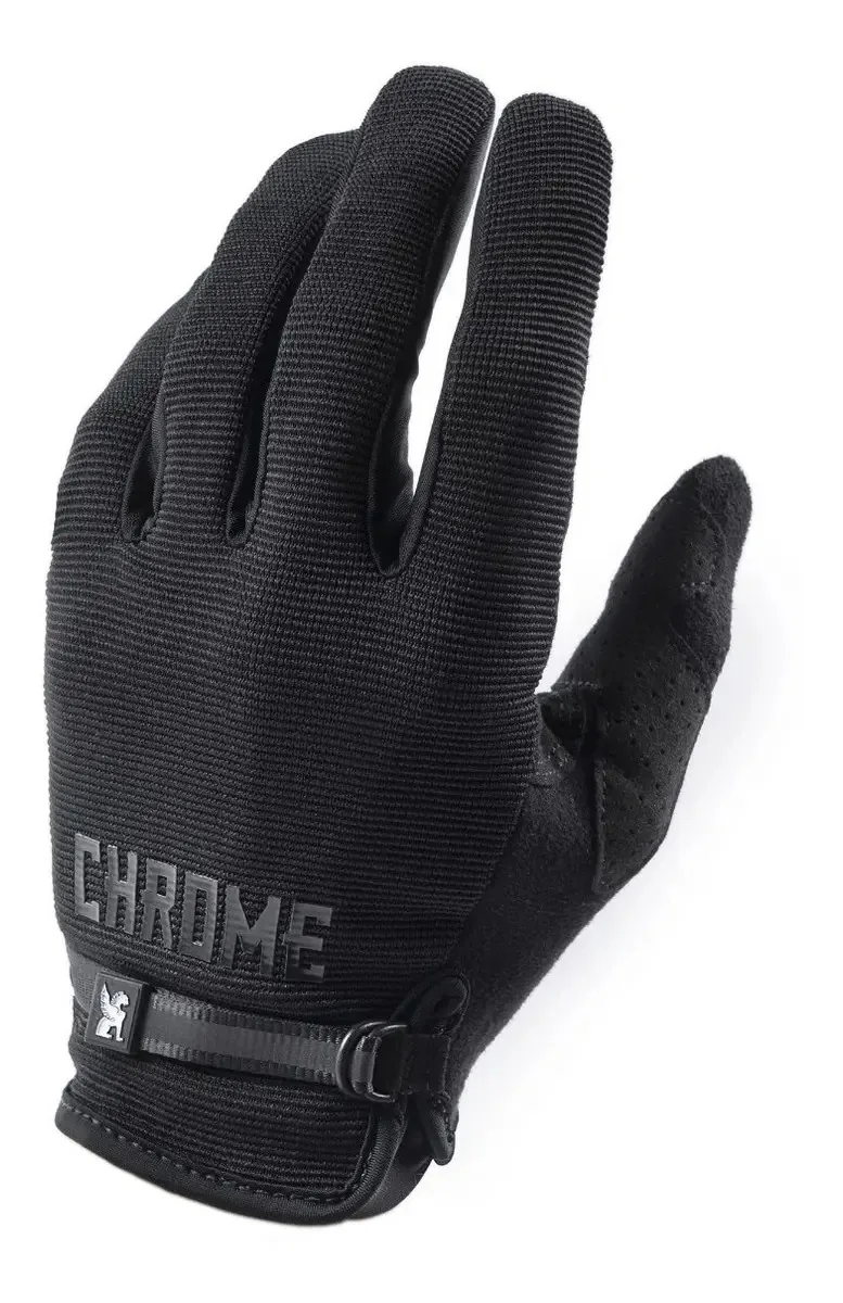 Luvas de bicicleta Chrome Industries Luvas de ciclismo Cor: preto, tamanho S