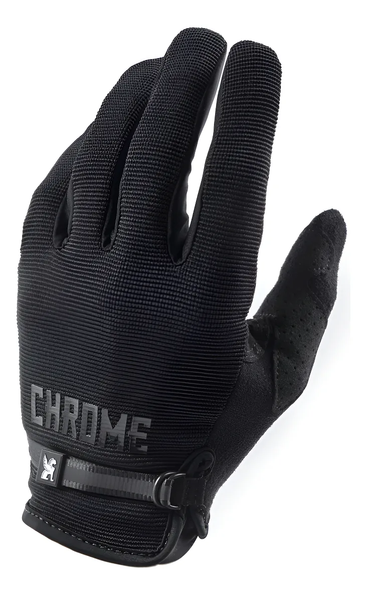 Luvas de bicicleta Chrome Industries Luvas de ciclismo Cor: preto, tamanho G
