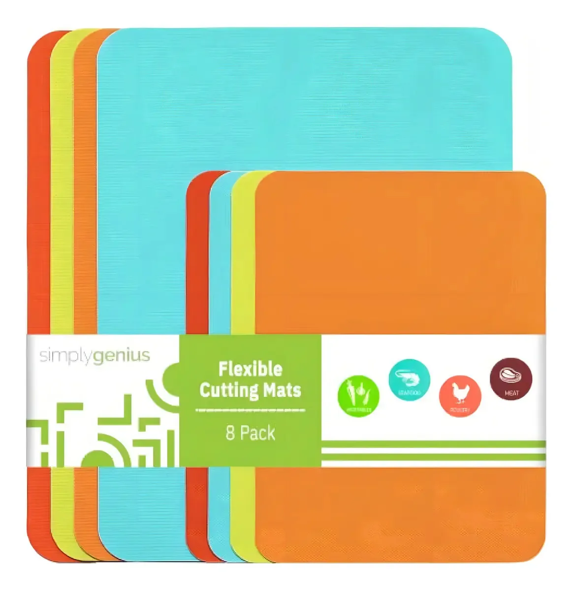 Tábua de cortar Tábuas de corte de plástico Simply Genius Pa