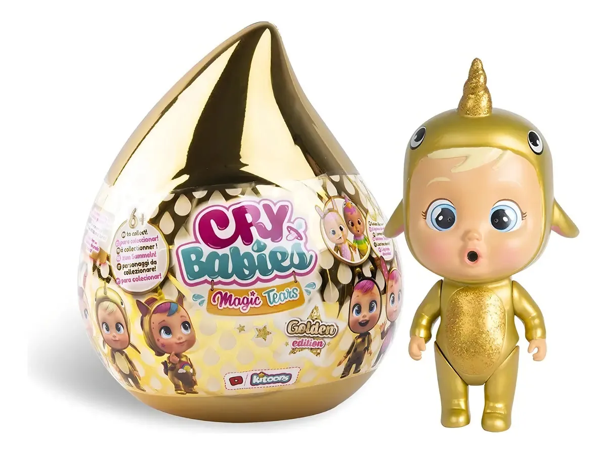 Bebês chorando Bebês chorando Lágrimas mágicas douradas