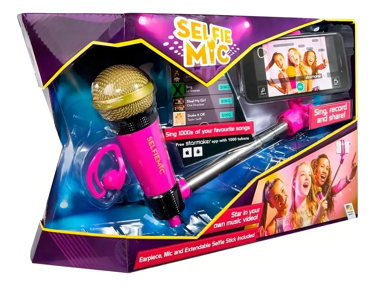 Microfone com microfone selfie - Intel