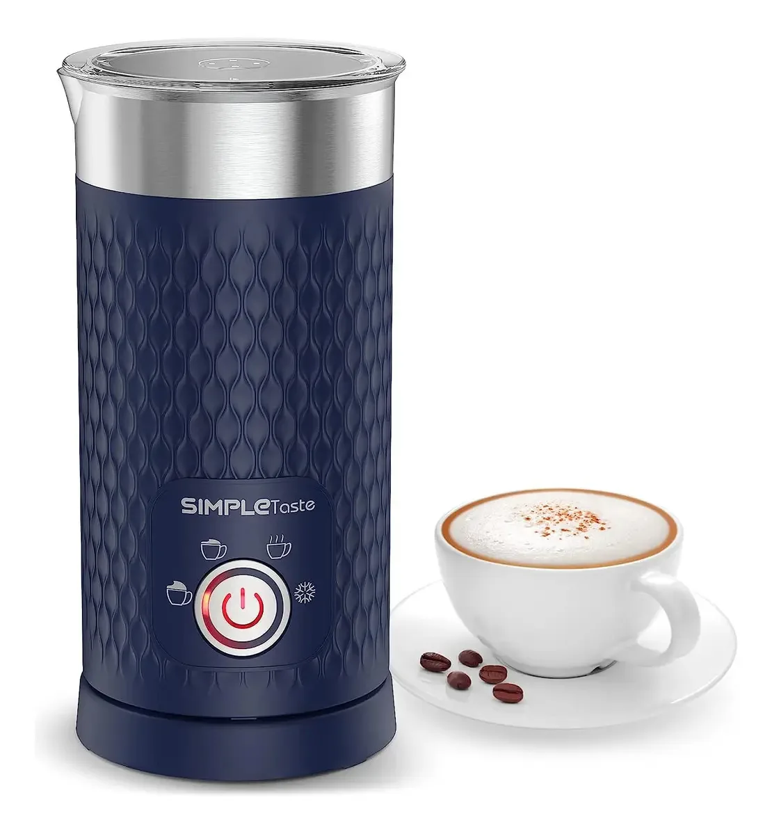 Espumador de leite Simpletaste, vaporizador de leite elétrico