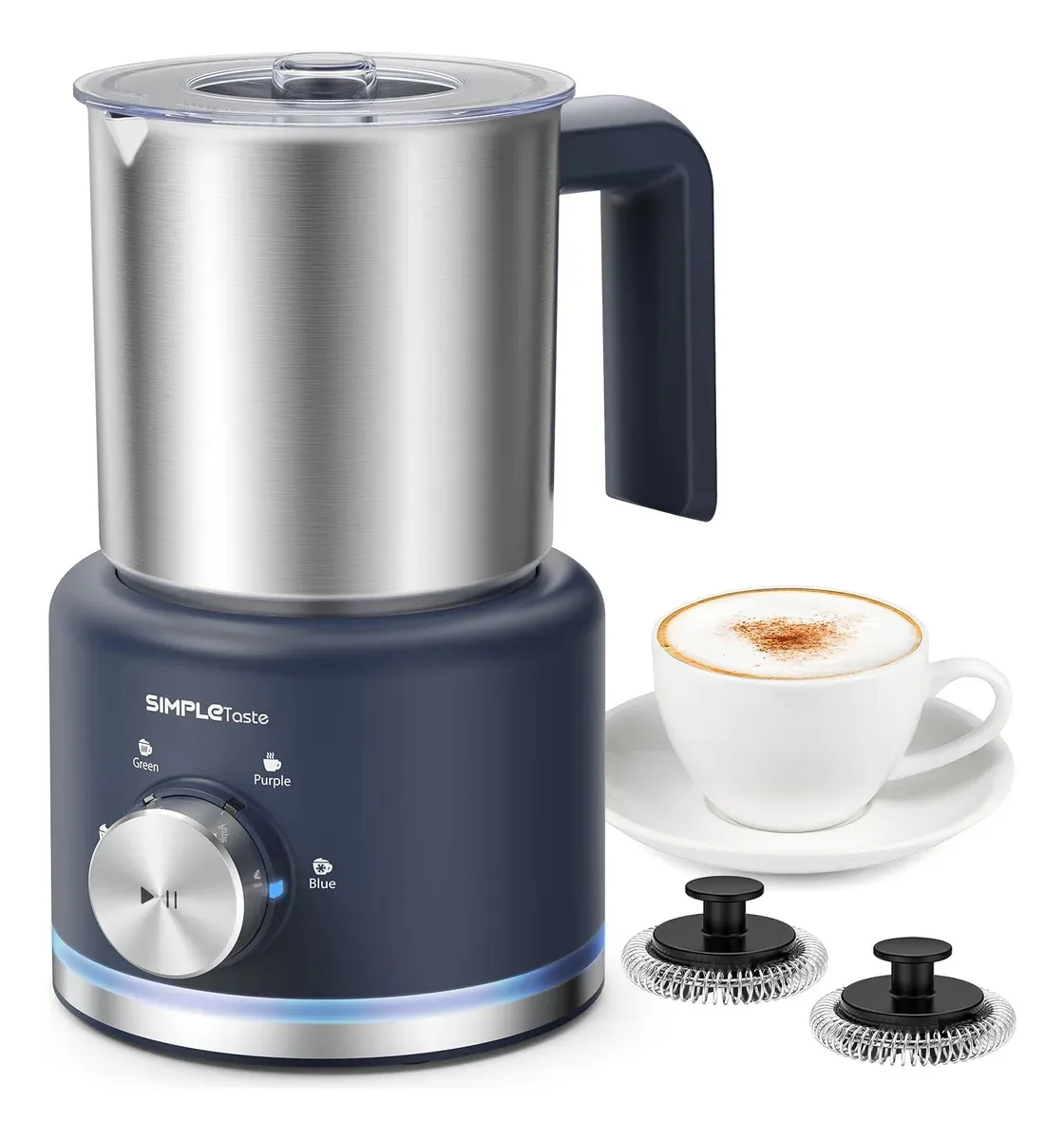 Espumador de leite Simpletaste, vaporizador de leite elétrico