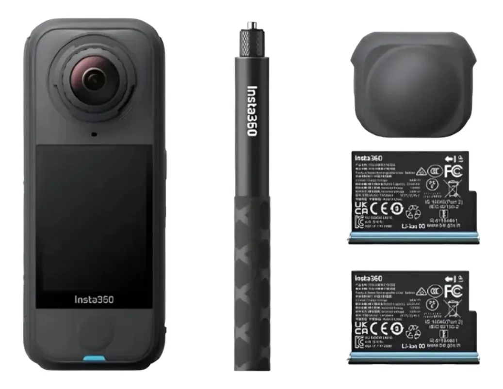 Câmera Insta360 X4 Air Starter Bundle Com Acessórios Preto