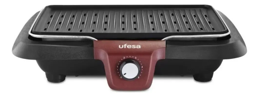 Grelhador elétrico Ufesa BB7650 preto e tabuleiro