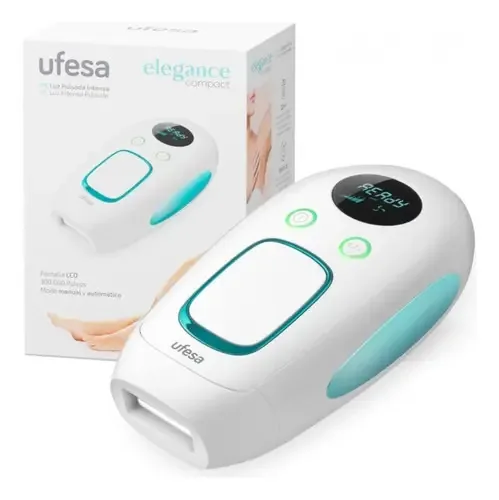 Depiladora de luz pulsada Ufesa cor branca