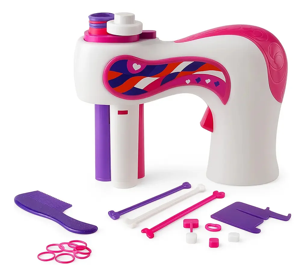 Kit de máquina de trança de pulseira, acessórios completos para meninas