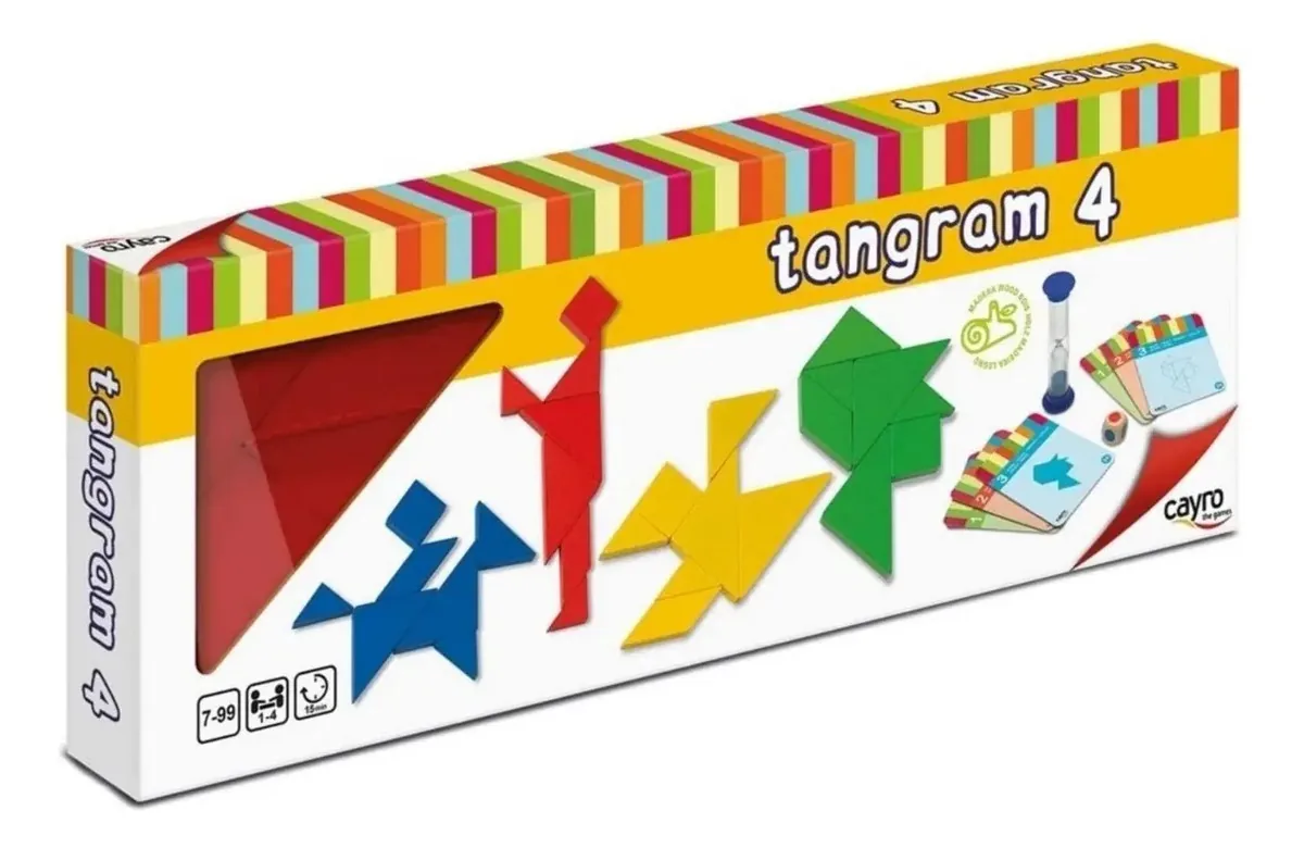 Tangram 4 Players Madera Cairo