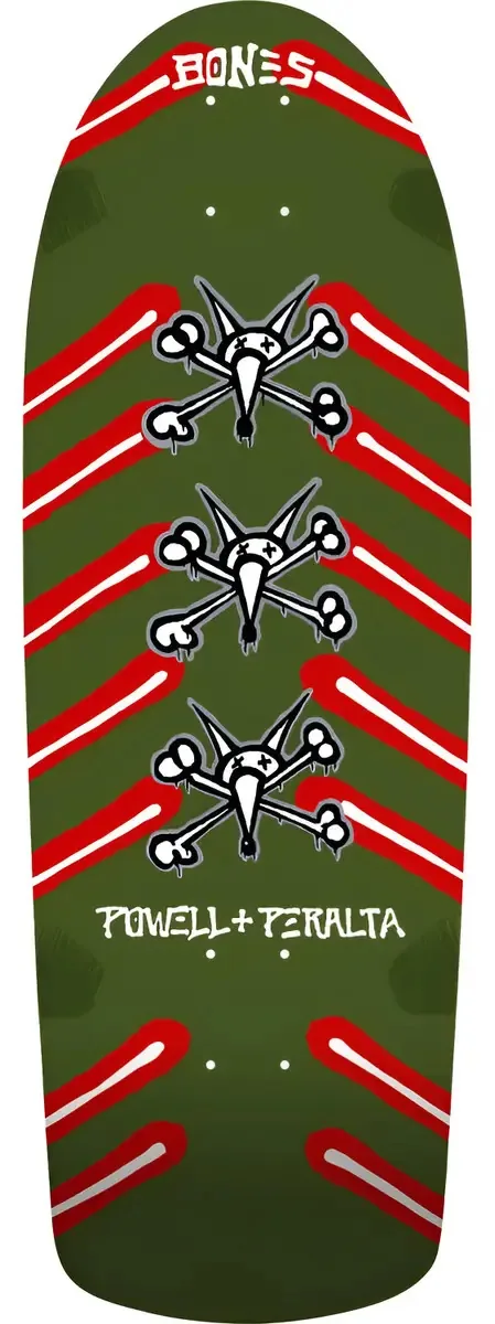 Shape Skate Powell Peralta Madeira Verde-escuro Modelo DCGMPPOGRBOG