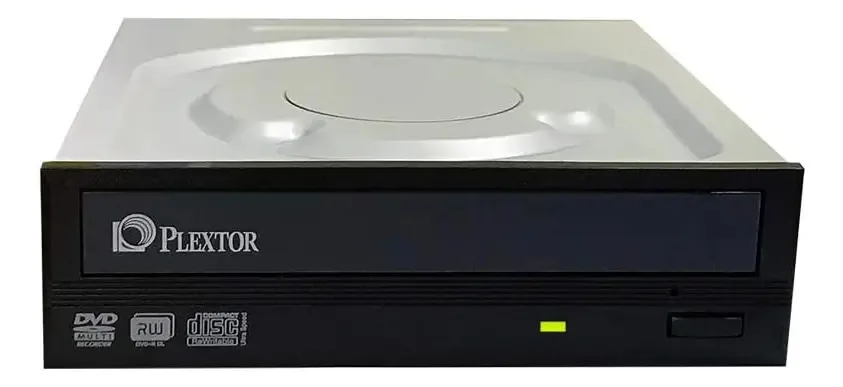 Leitor de DVD Plextor Dvd 24 X, Sata, DVD/RW - Preto