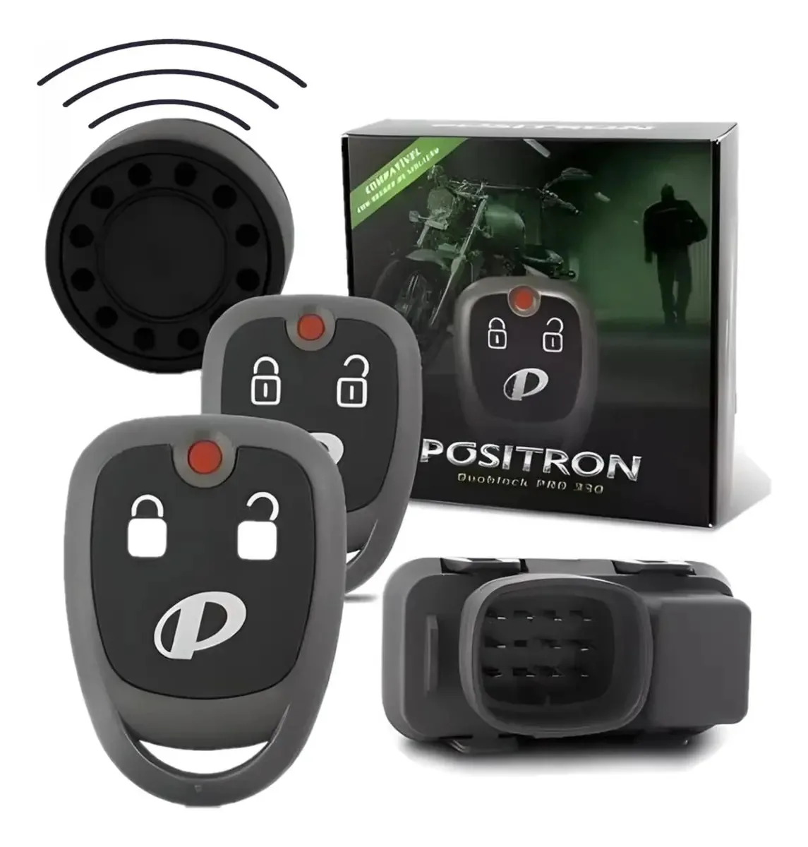 Alarme de motocicleta Positron Presence Duoblock Pro 350