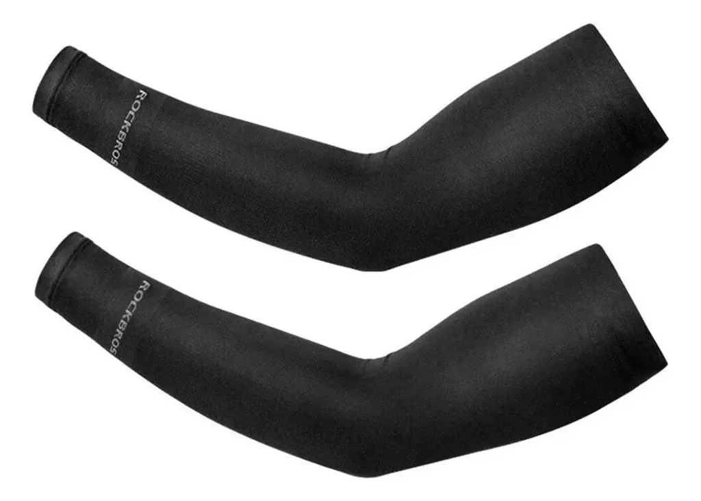 Mangas de proteção UV pretas padrão Rockbros Xt9002
