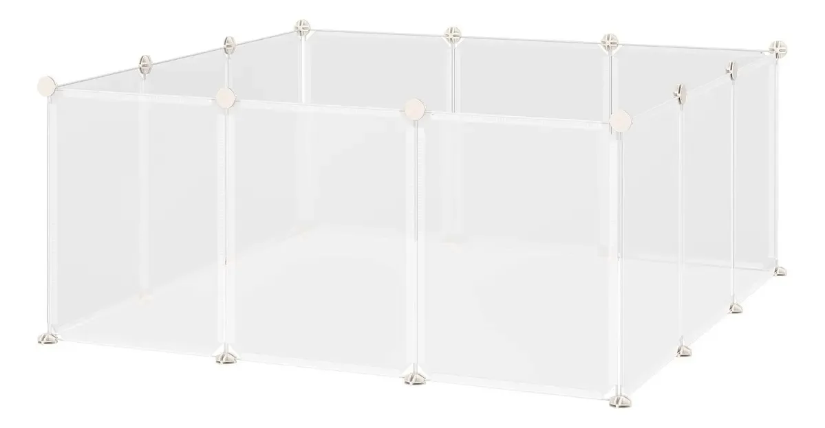 Pawhut Pet Playpen, gaiola para animais pequenos