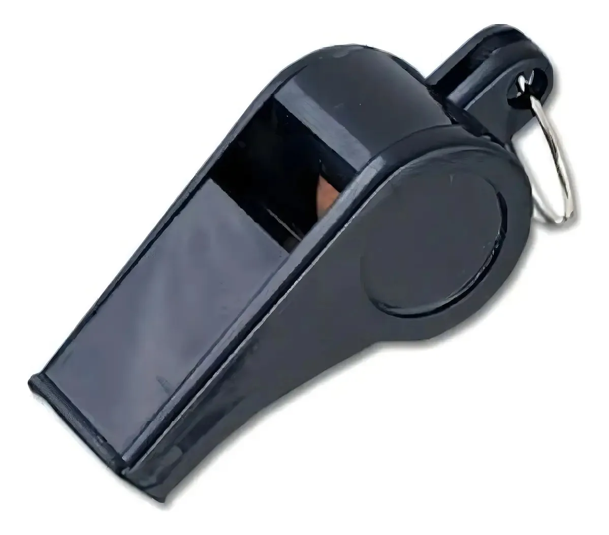 Apitos de plástico preto Macgregor - 1 dúzia