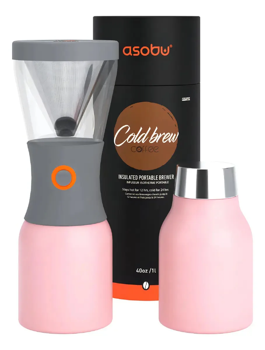 Cafeteira Cold Brew Portátil 1l Inox