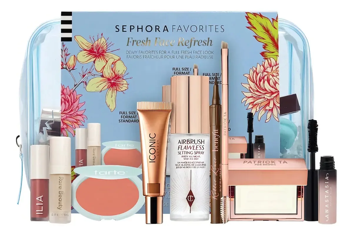 Conjunto de maquiagem Fresh Face Refresh Sephora Favorites