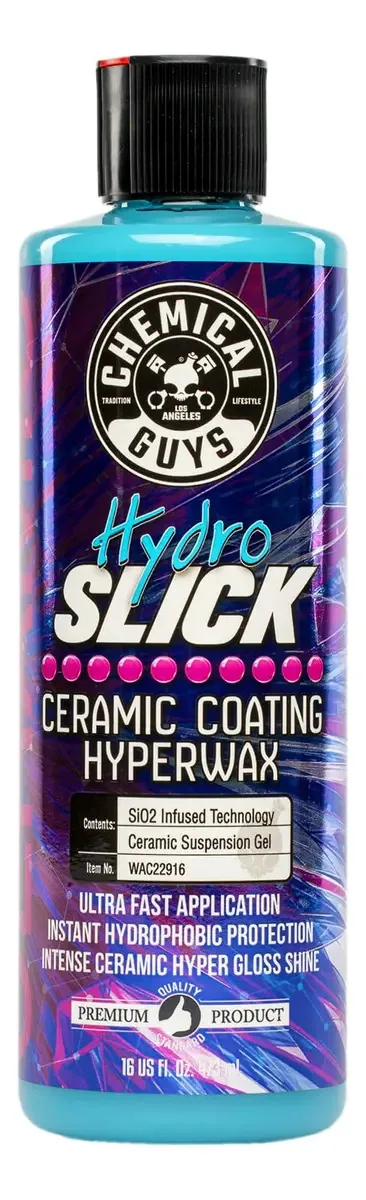 Revestimento cerâmico Hydroslick Hyperwax 473 da Chemical Guys
